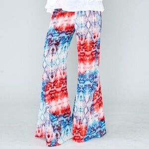 Show Me Your Mumu Woodstock Dip Dye Bell Bottoms, size medium
